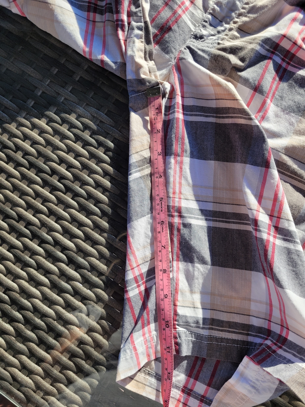 Vintage Oakley Mad Scientist Skull Plaid Shorts Men - Size 30 - Picture 11 of 13